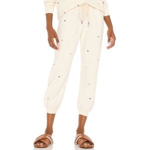 THE GREAT. The Sherpa Sweatpant in washed white. BRAND NEW